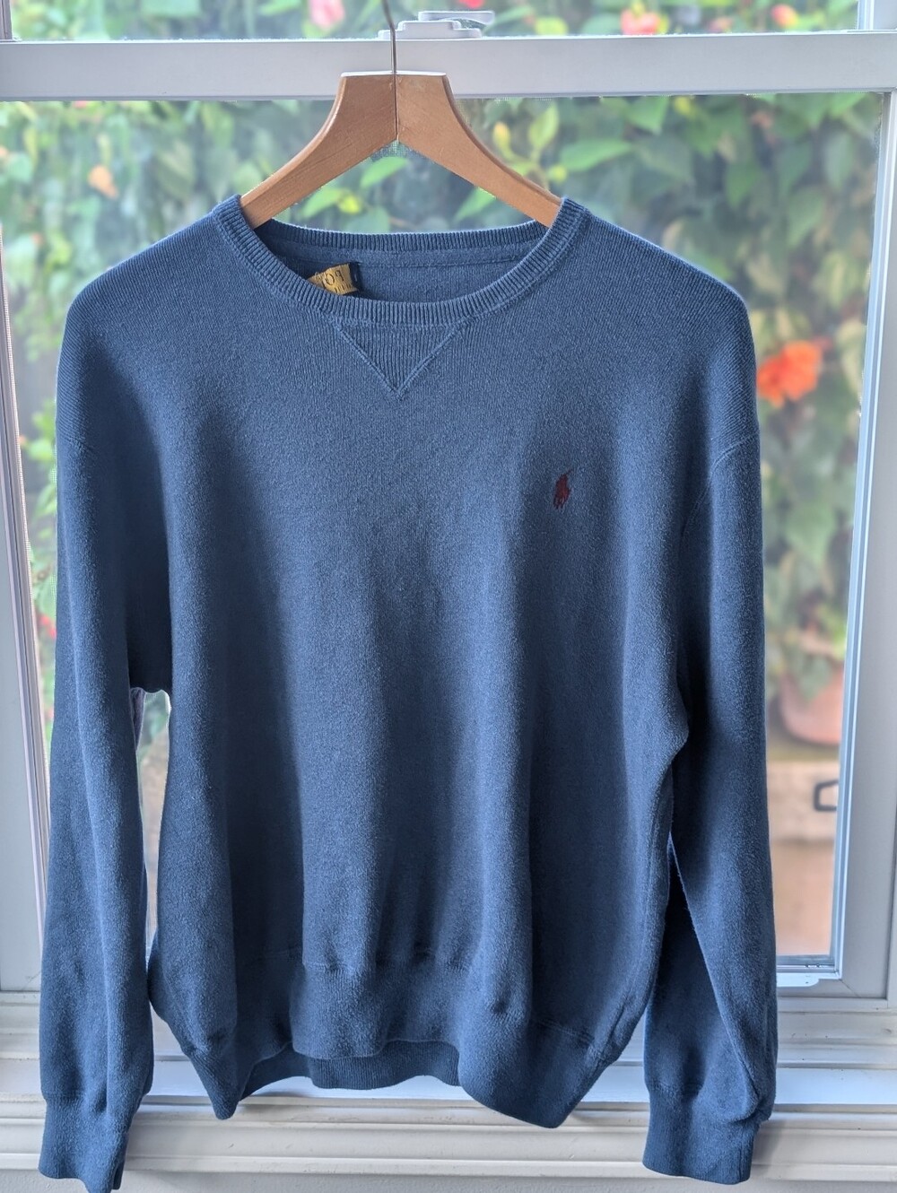 Polo Ralph Lauren Men's Classic Crewneck Sweater Dusty Blue Size Large